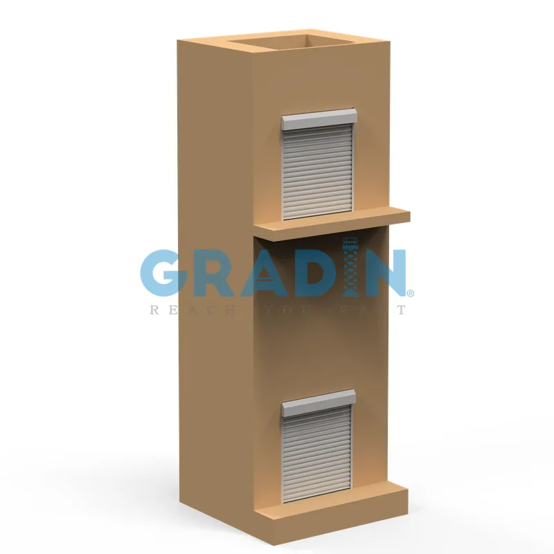 Gradin Enclosed VRC System for high throughput, multi-level automated material handling