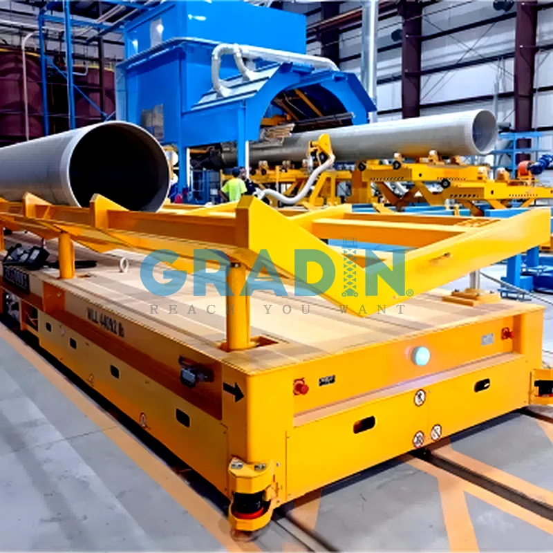 Gradin-Bespoke-Composite-Pipe-RGV-Rail-Guided-Vehicle-System