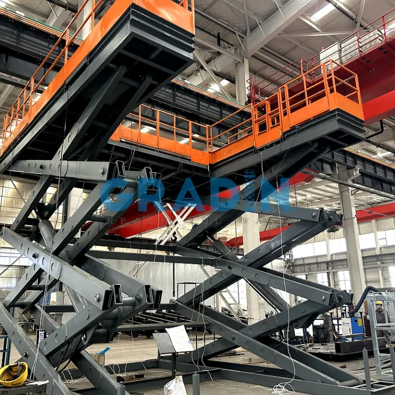 Gradin-Bespoke-U-Shape-Assembly-Lift-Automotive-Production-Line